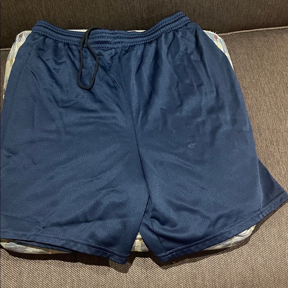 Men's Athletic Mesh Shorts in Navy - Classic Performance
